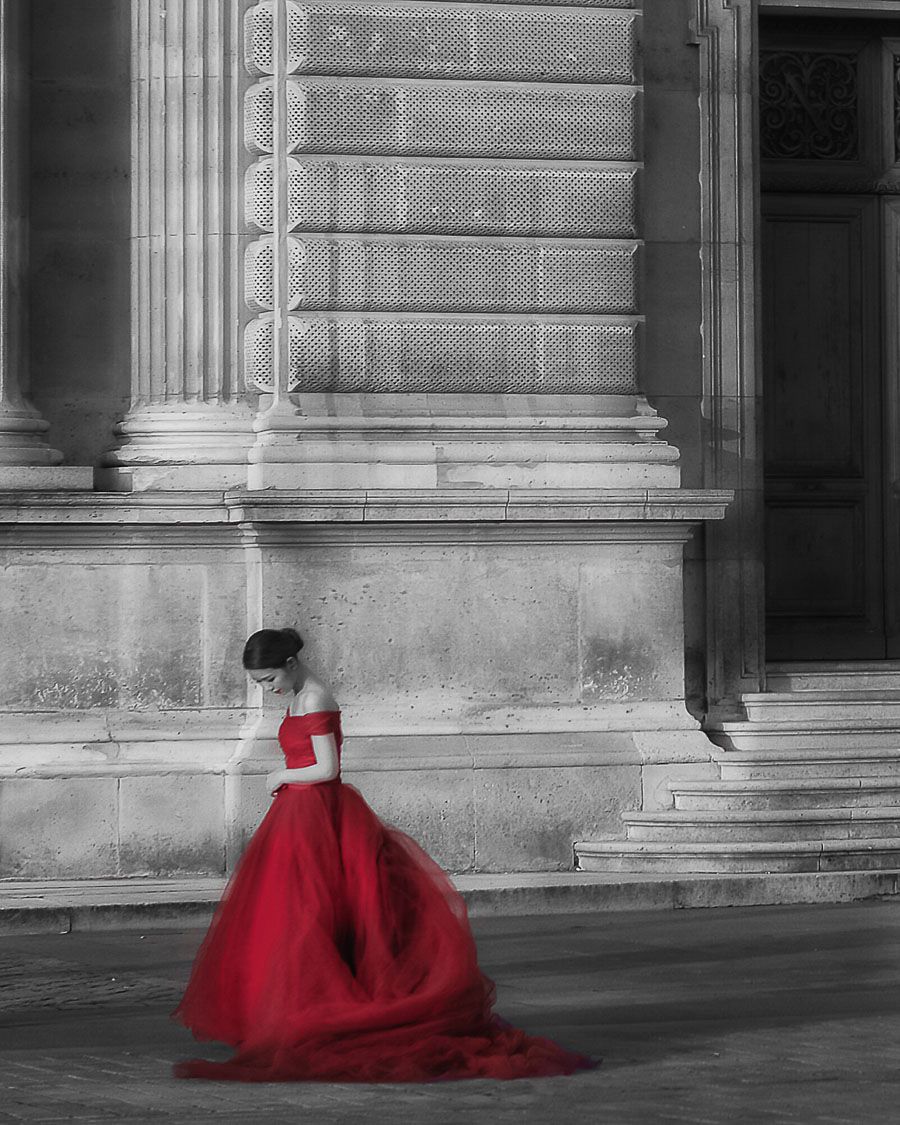 Photo de DOV ADJEDJ a pour titre  LA MARIEE ROUGE style figuratif dim : DOV ADJEDJprix:60