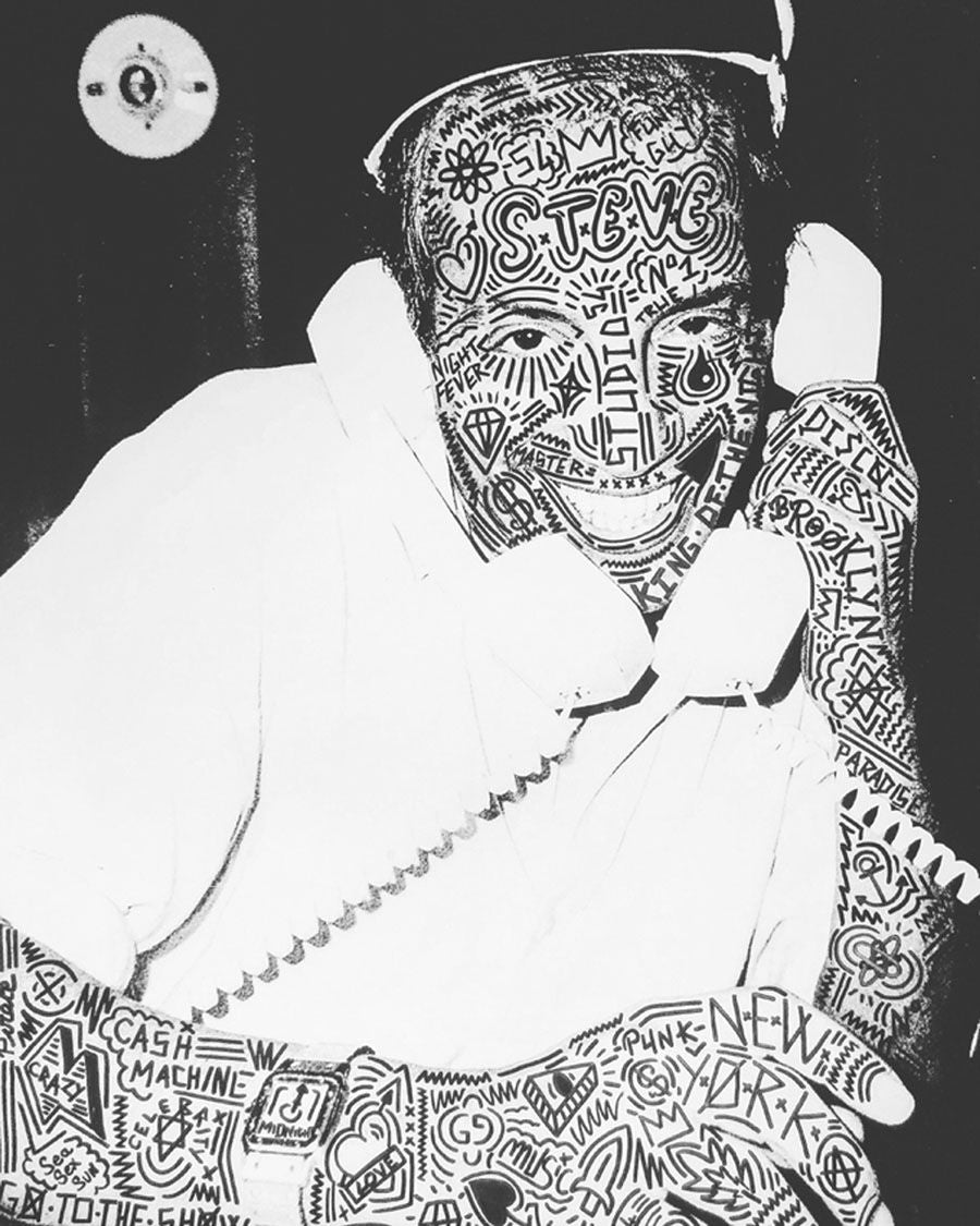 Photo de RS ARTIST a pour titre  STEVE style street pop art dim : RS ARTISTprix:60