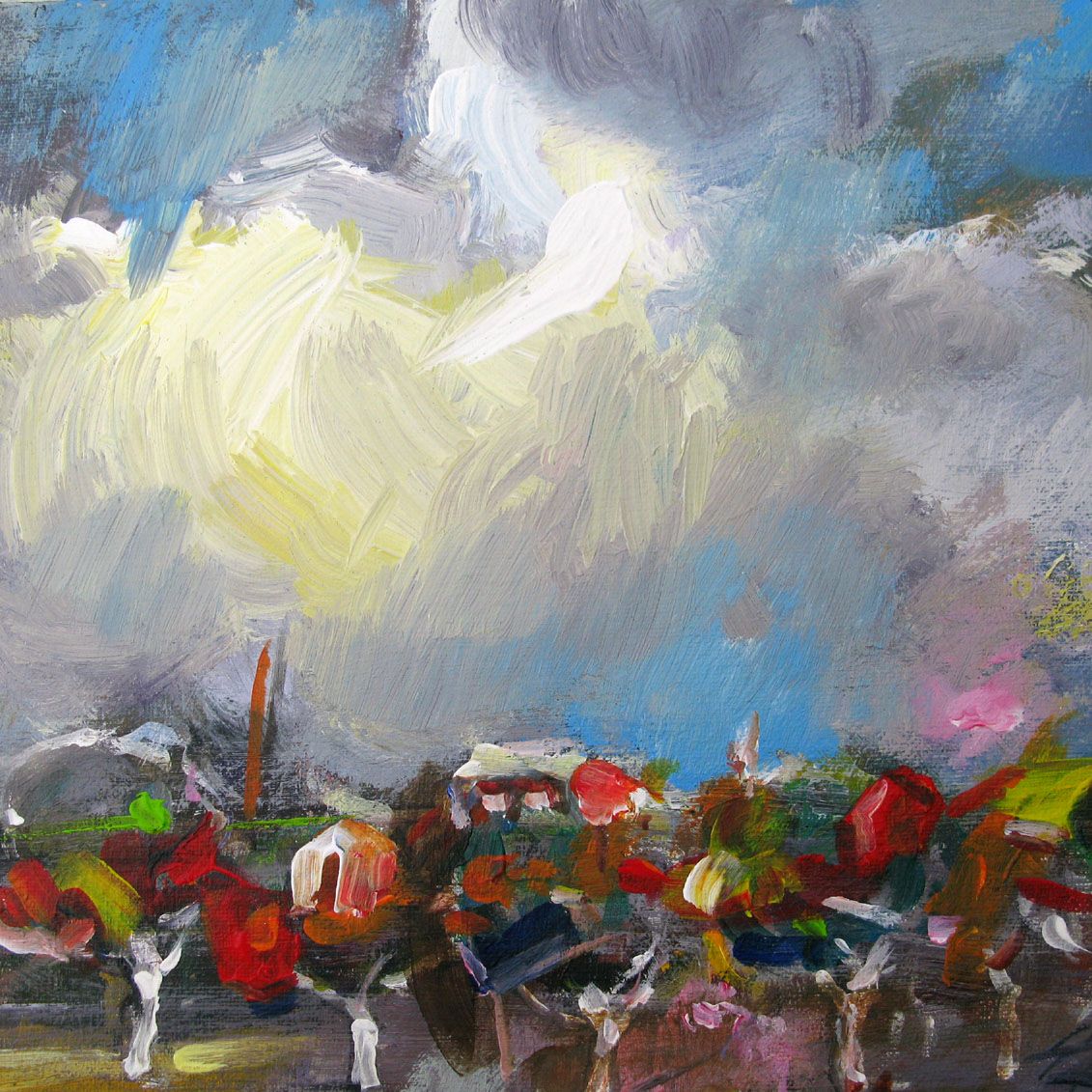 Tableau de IVAN TZONEV a pour titre  Park-1 style figuratif dim : IVAN TZONEVprix:160