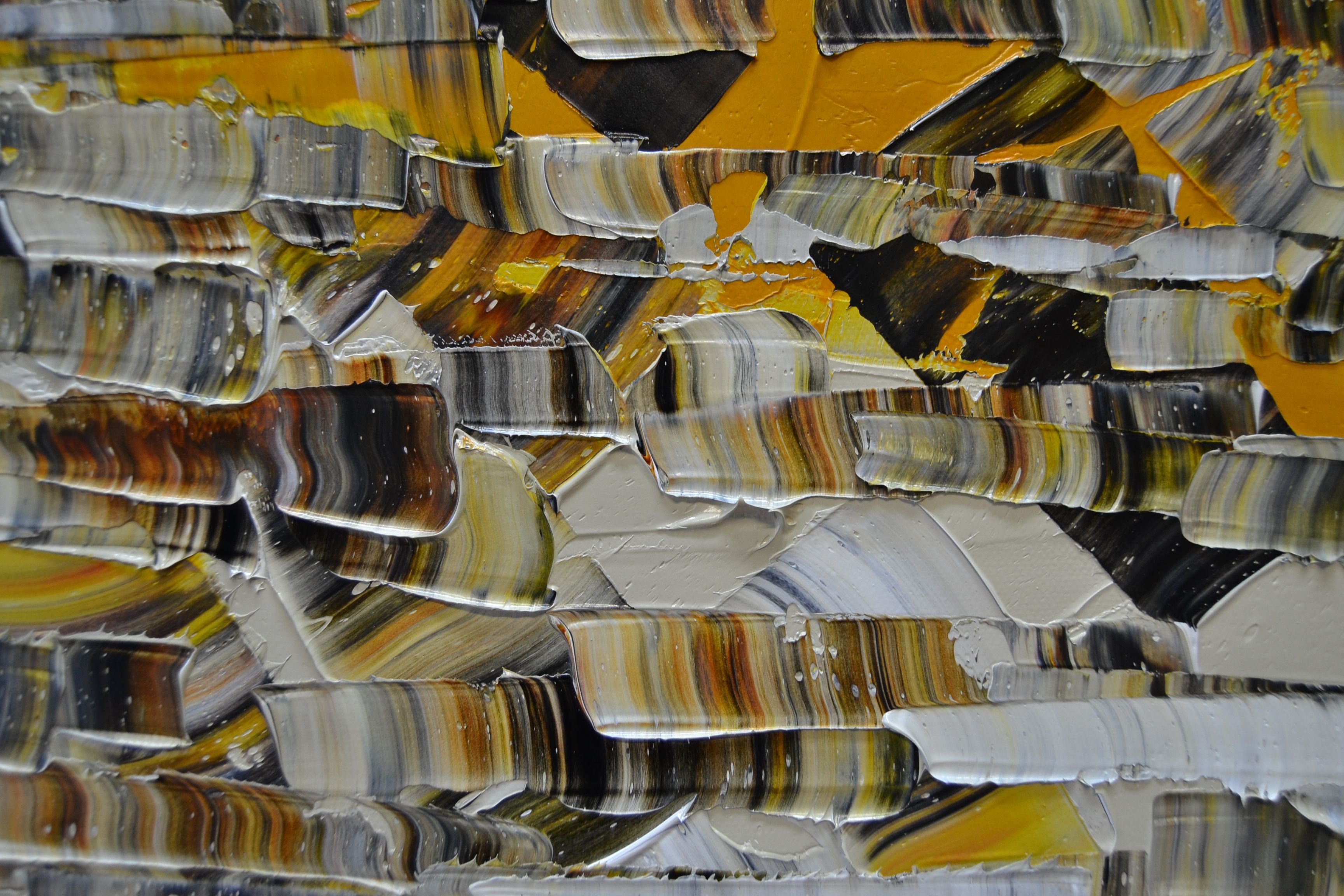Tableau de ALAIN BECANNE a pour titre  Peinture abstraite 04-2024-22 style abstrait dim : ALAIN BECANNEprix:950