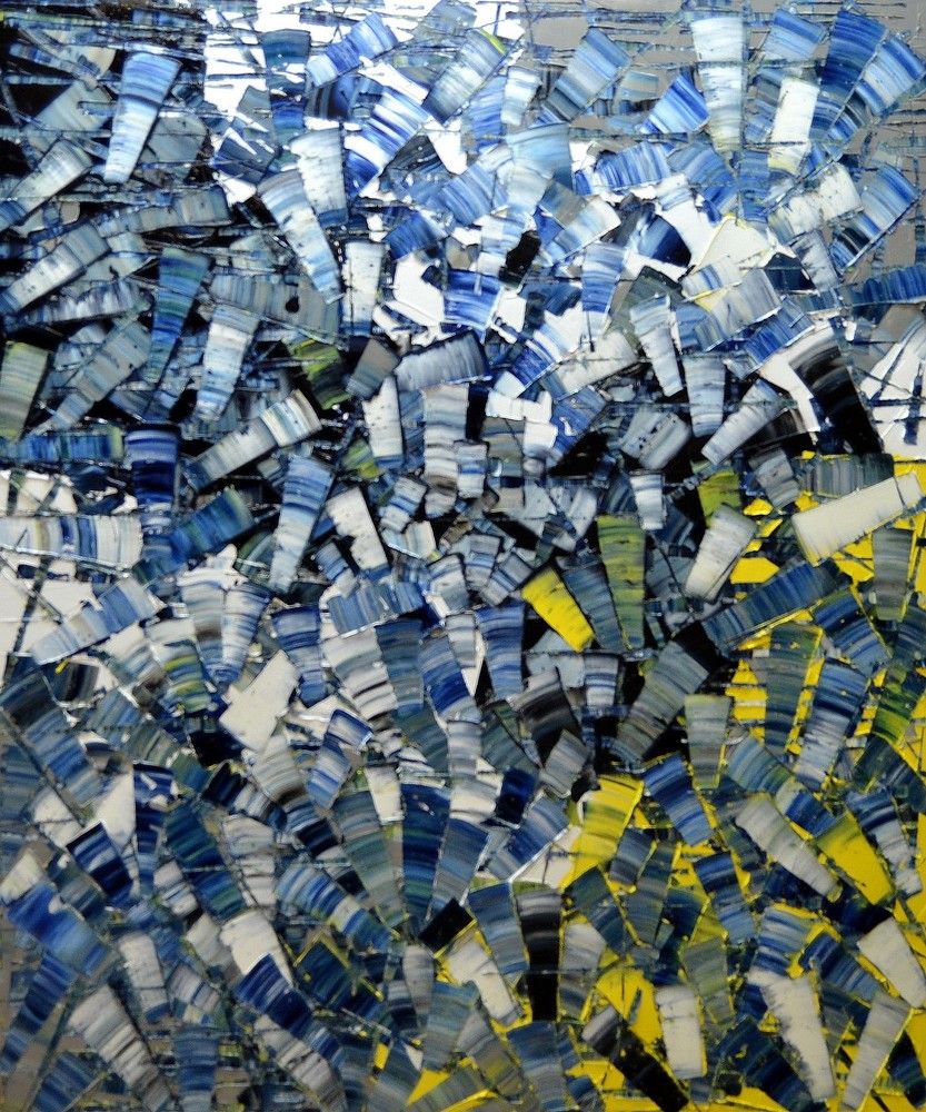 Tableau de ALAIN BECANNE a pour titre  Peinture abstraite 05-2025-33 style abstrait dim : ALAIN BECANNEprix:950