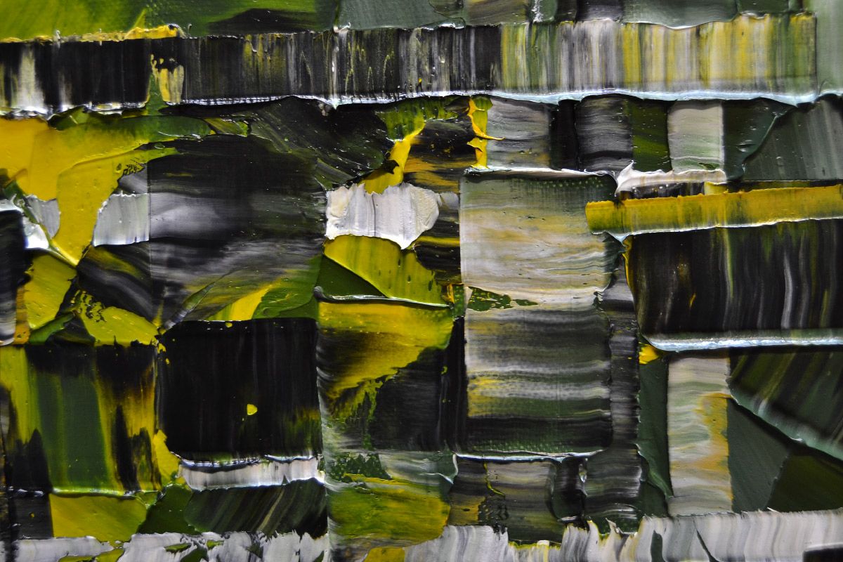 Tableau de ALAIN BECANNE a pour titre  PEINTURE 11-2023-67 style abstrait dim : ALAIN BECANNEprix:1200