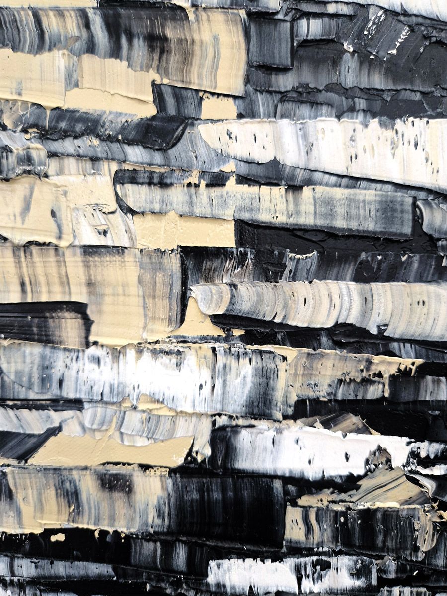 Tableau de ALAIN BECANNE a pour titre  Peinture 12-2024-47 style abstrait dim : ALAIN BECANNEprix:950