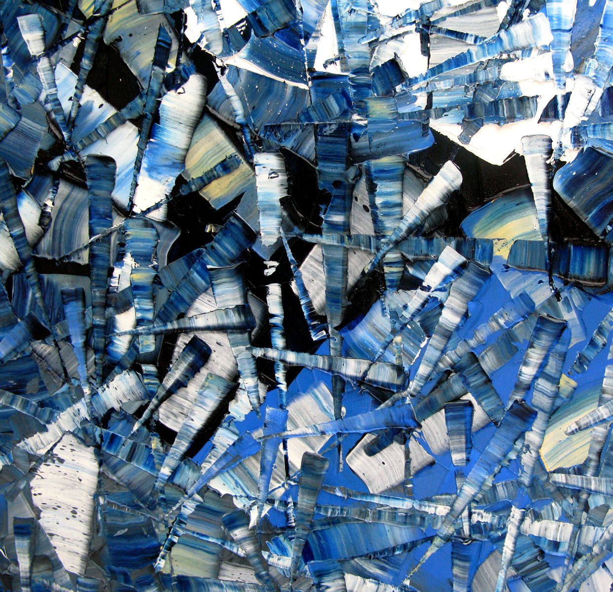 Tableau de ALAIN BECANNE a pour titre  Peinture abstraite 08-2025-42 style abstrait dim : ALAIN BECANNEprix:750