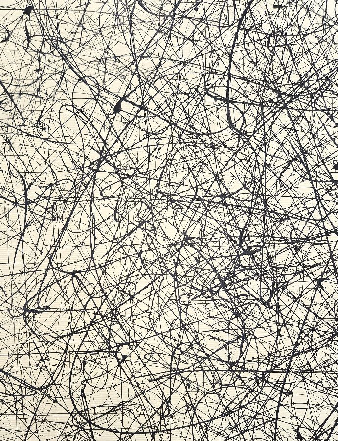 Tableau de NASH a pour titre  Film style abstrait dim : NASHprix:2500