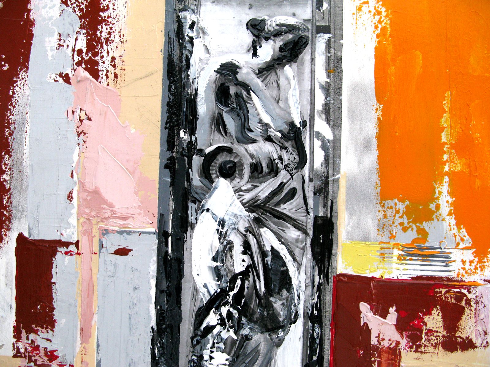 Tableau de FARID AMRAR a pour titre  Pergola style abstrait dim : FARID AMRARprix:700