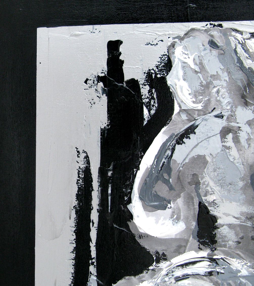 Tableau de FARID AMRAR a pour titre  Crépuscule style abstrait dim : FARID AMRARprix:380