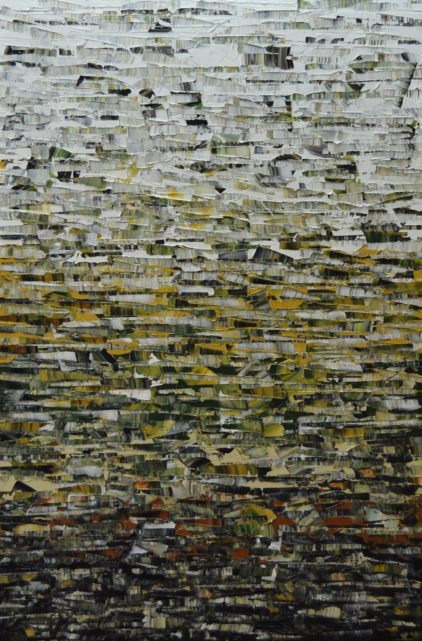 Tableau de ALAIN BECANNE a pour titre  Peinture abstraite 04-2024-35 style abstrait dim : ALAIN BECANNEprix:850