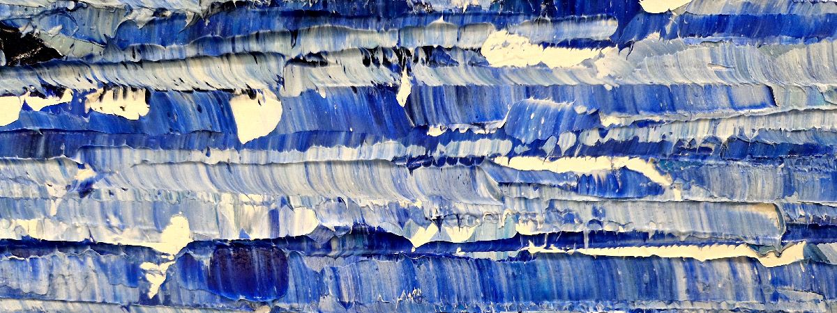 Tableau de ALAIN BECANNE a pour titre  Peinture 02-2025-17 style abstrait dim : ALAIN BECANNEprix:900