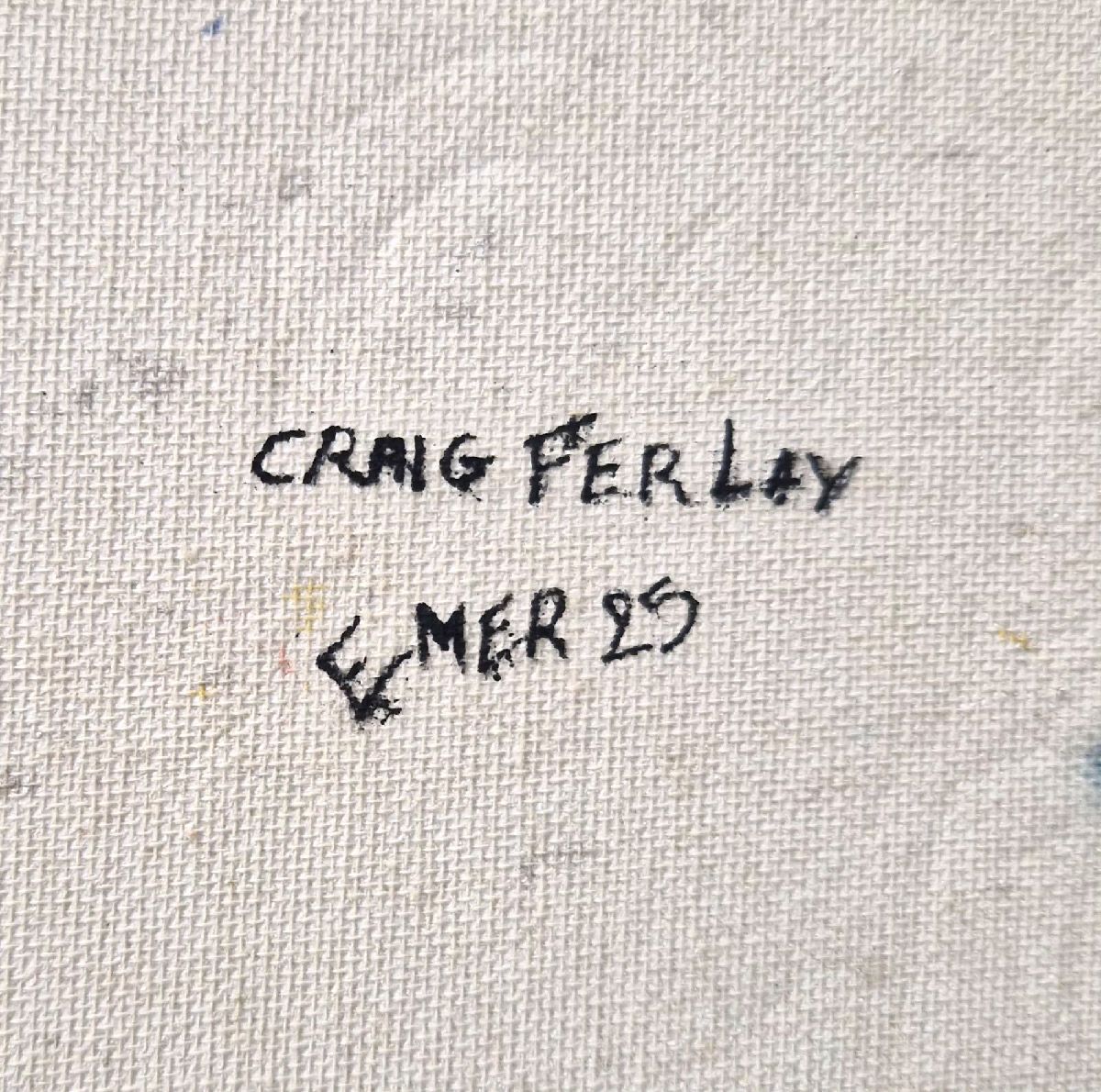 Tableau de Craig & Emer a pour titre  Souvenir style graffiti, street art dim : Craig & Emerprix:390