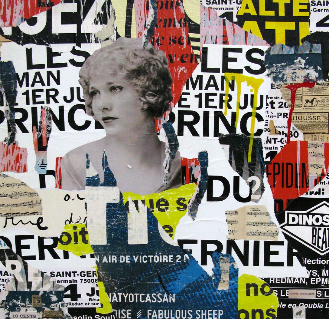 Tableau de PODKOL a pour titre  Victoire style street art dim : PODKOLprix:550
