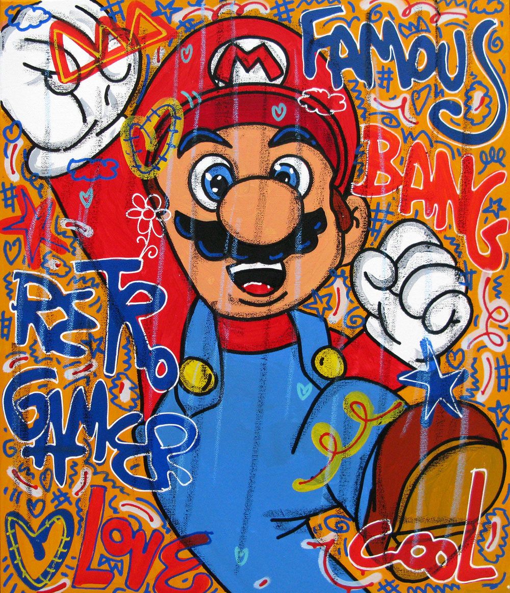 Tableau de RICO SAB a pour titre  BE FAMOUS style no dim : RICO SABprix: