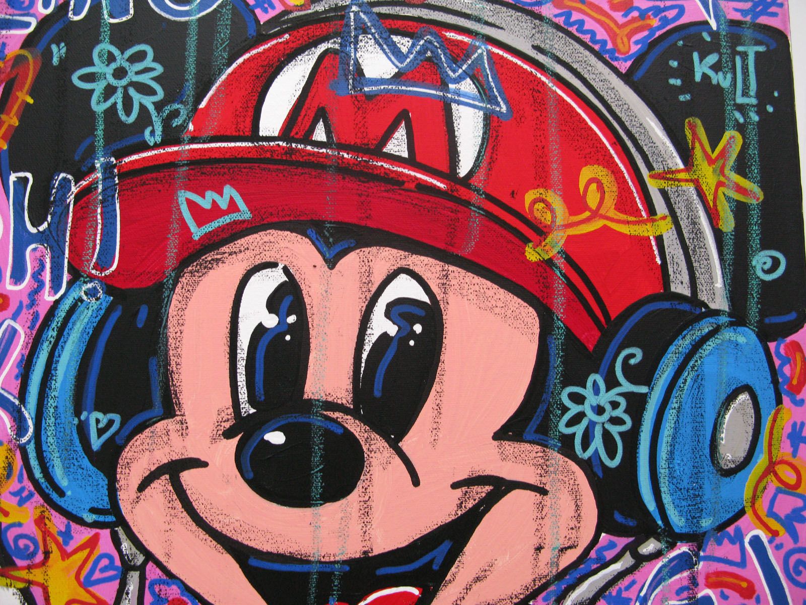 Tableau de RICO SAB a pour titre  pop musik style figuratif dim : RICO SABprix:290