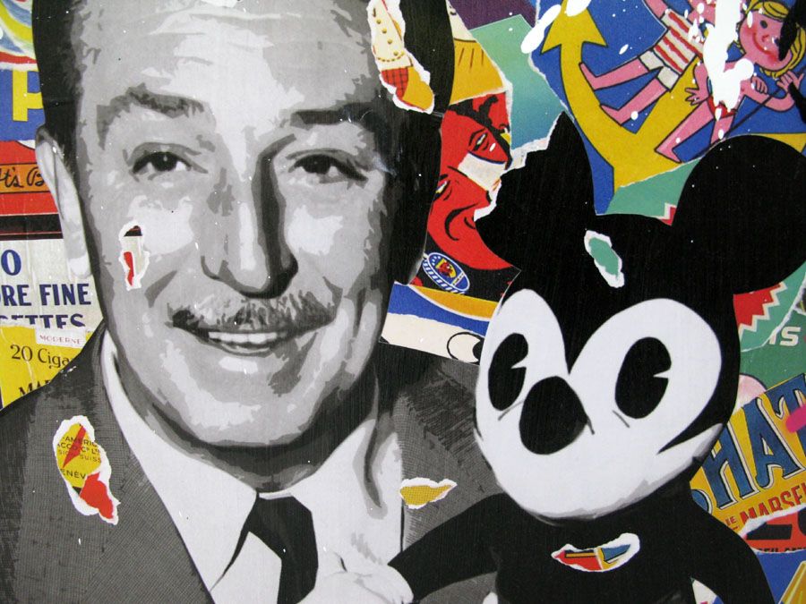 Tableau de RS ARTIST a pour titre  STUFFY WALT style graphique dim : RS ARTISTprix: