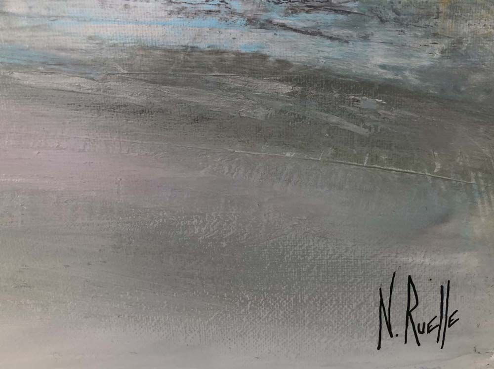 Tableau de RUELLE NICOLAS a pour titre  THERE style no dim : RUELLE NICOLASprix:290