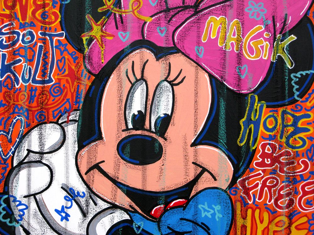 Tableau de RICO SAB a pour titre  Imagine style street pop art, street art dim : RICO SABprix:250