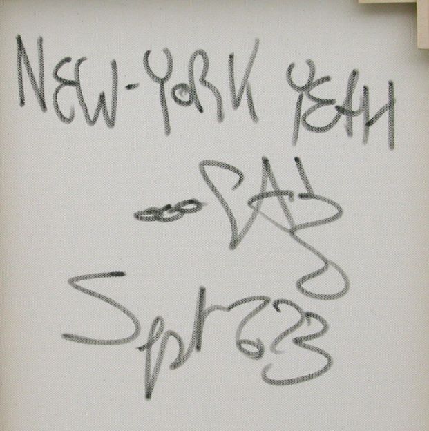 Tableau de RICO SAB a pour titre  New York yeah style street pop art, street art dim : RICO SABprix:650