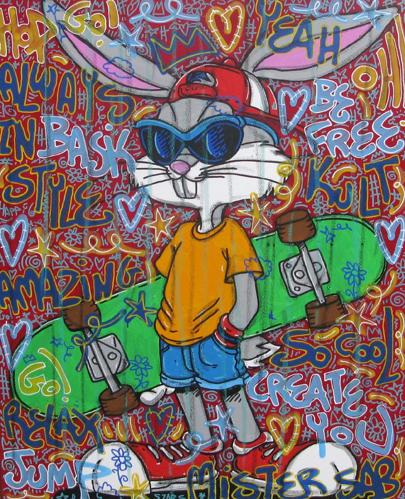 Tableau de RICO SAB a pour titre  Relax style street pop art, street art dim : RICO SABprix:600