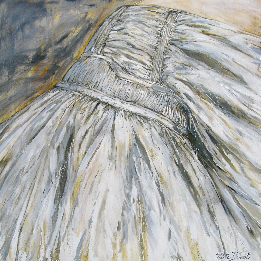 Tableau de ELISE BARAT a pour titre  Rose style figuratif dim : ELISE BARATprix:1200