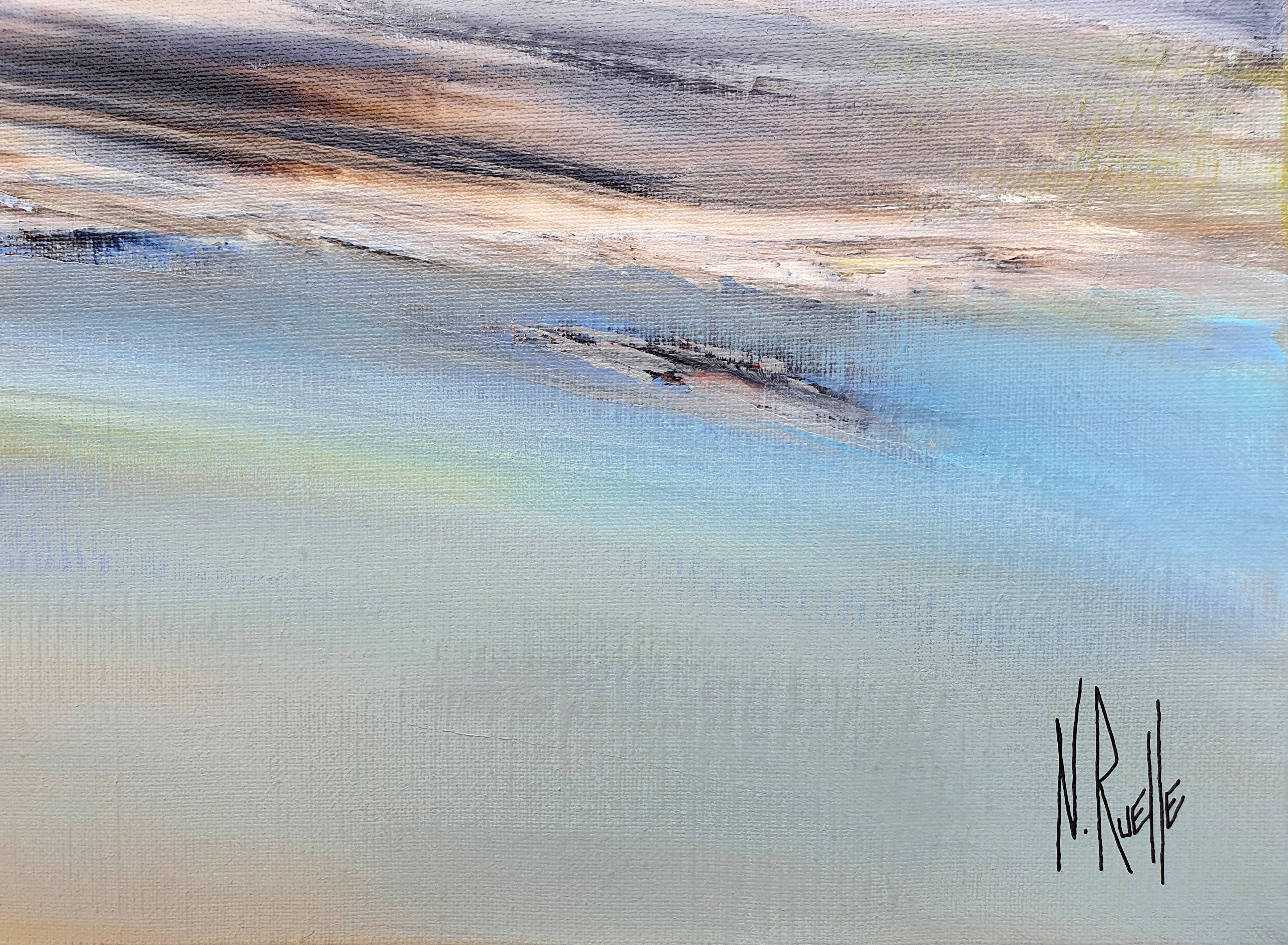 Tableau de RUELLE NICOLAS a pour titre  SEASON style abstrait dim : RUELLE NICOLASprix:750