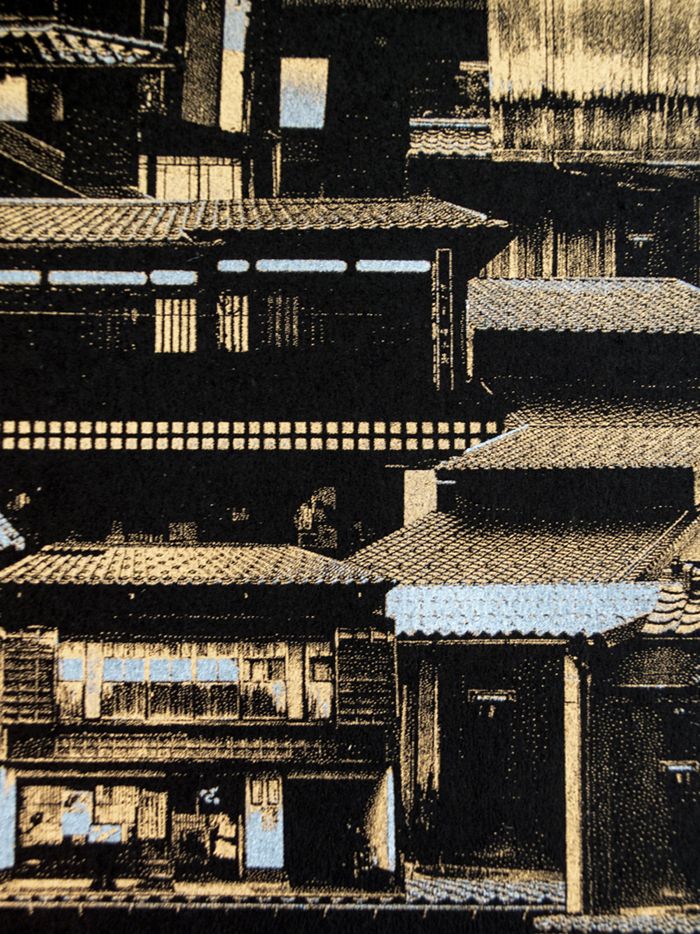 Editions d'art de GILLES INVERNIZZI a pour titre  KANAZAWA (JAPON) style figuratif, graphique dim : GILLES INVERNIZZIprix:50