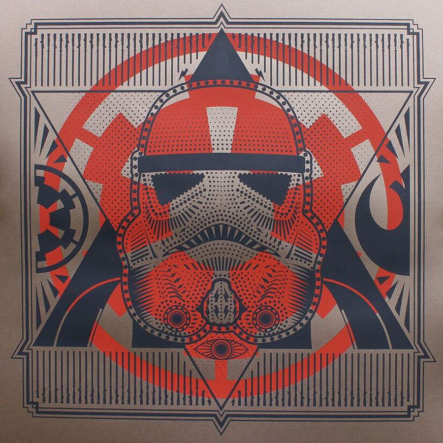 Editions d'art de JIBE a pour titre  STORM TROOPER style graphique dim : JIBEprix: