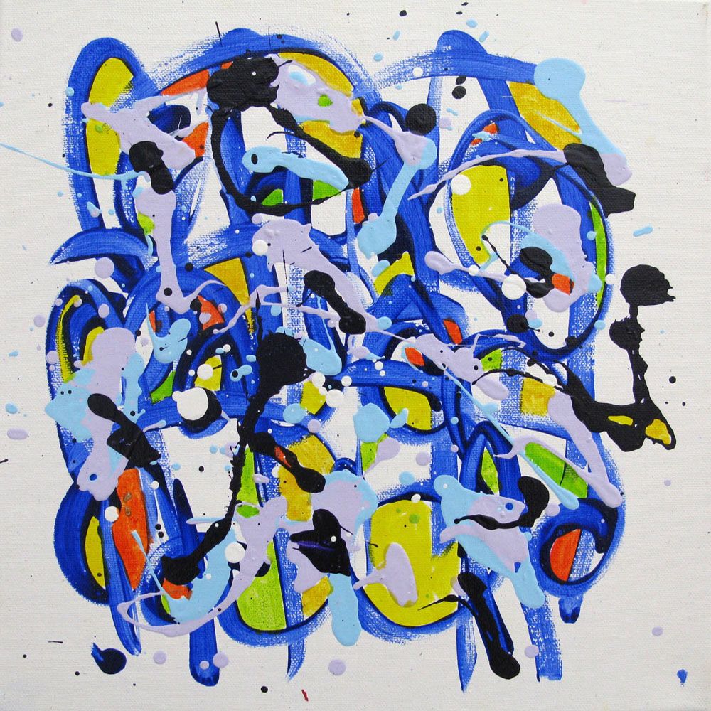 Tableau de STEPHANE RIME a pour titre  noname D13 style abstrait dim : STEPHANE RIMEprix:160
