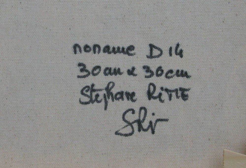 Tableau de STEPHANE RIME a pour titre  NO NAME D14 style abstrait dim : STEPHANE RIMEprix:160