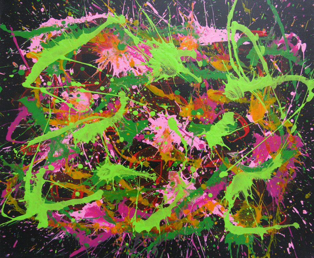 Tableau de STEPHANE RIME a pour titre  SERIE NO NAME N° 12 style abstrait dim : STEPHANE RIMEprix:490