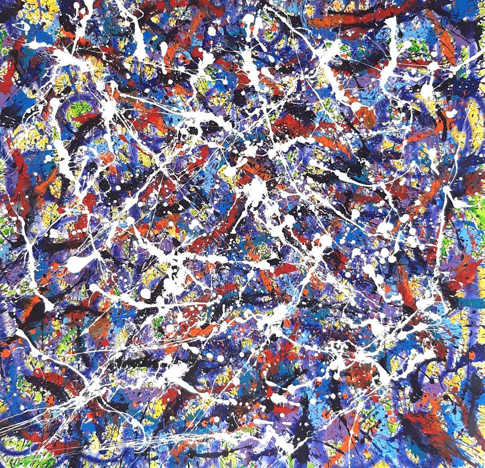 Tableau de STEPHANE RIME a pour titre  NONAME B11 style abstrait dim : STEPHANE RIMEprix: