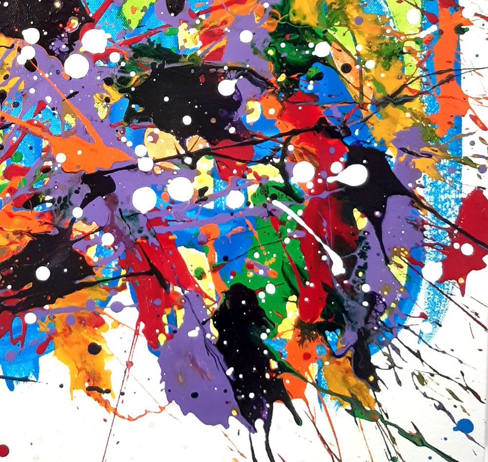 Tableau de STEPHANE RIME a pour titre  NONAME B33 style abstrait dim : STEPHANE RIMEprix:
