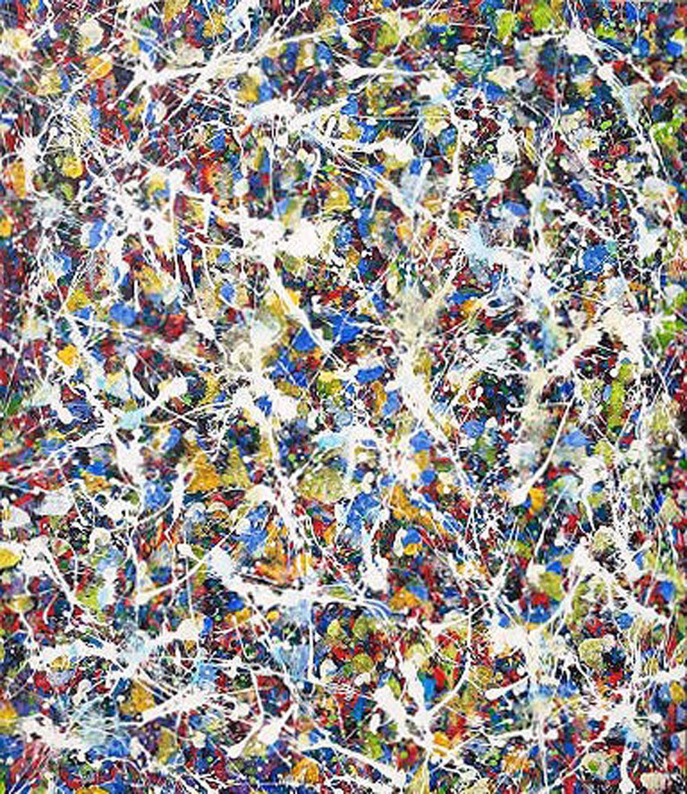 Tableau de STEPHANE RIME a pour titre  NONAME COSMOS N°5 2019 style abstrait dim : STEPHANE RIMEprix:1700