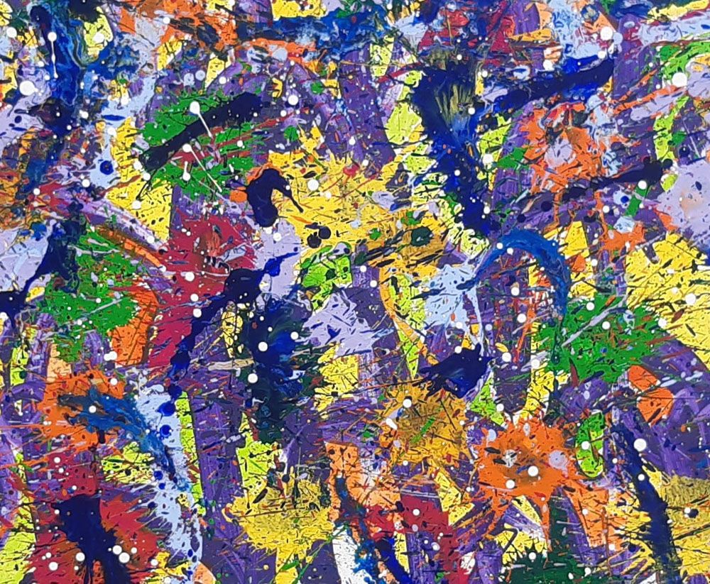 Tableau de STEPHANE RIME a pour titre  NONAME A49 style abstrait dim : STEPHANE RIMEprix:2000