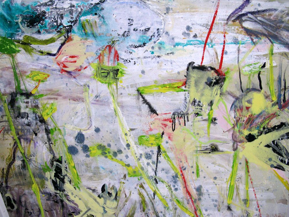 Tableau de RINGER HERVE a pour titre  SANS TITRE style abstrait dim : RINGER HERVEprix:1500