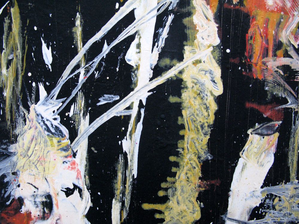 Tableau de RINGER HERVE a pour titre  SANS TITRE style abstrait dim : RINGER HERVEprix:170