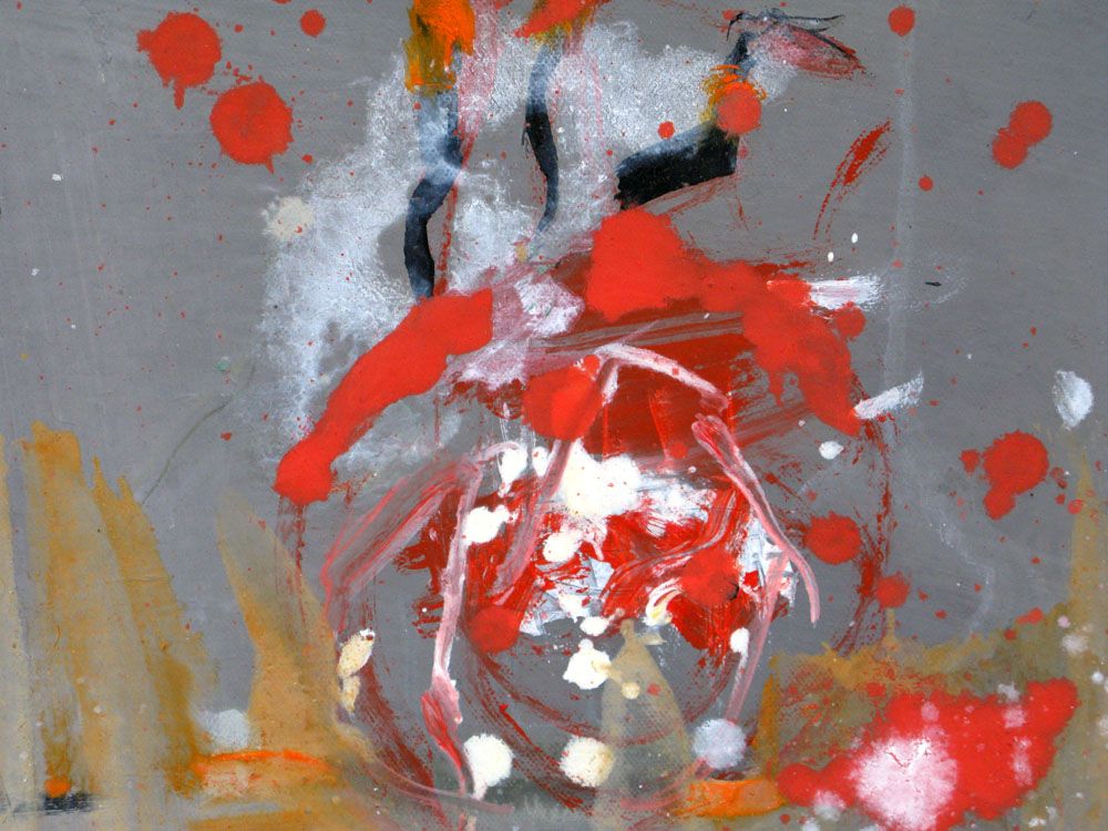 Tableau de RINGER HERVE a pour titre  SANS TITRE style abstrait dim : RINGER HERVEprix:170