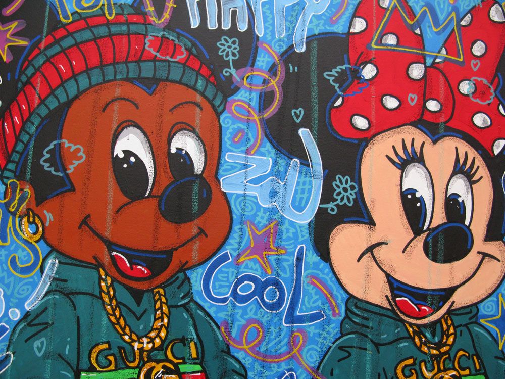 Tableau de RICO SAB a pour titre  So hype style street pop art, street art dim : RICO SABprix:950