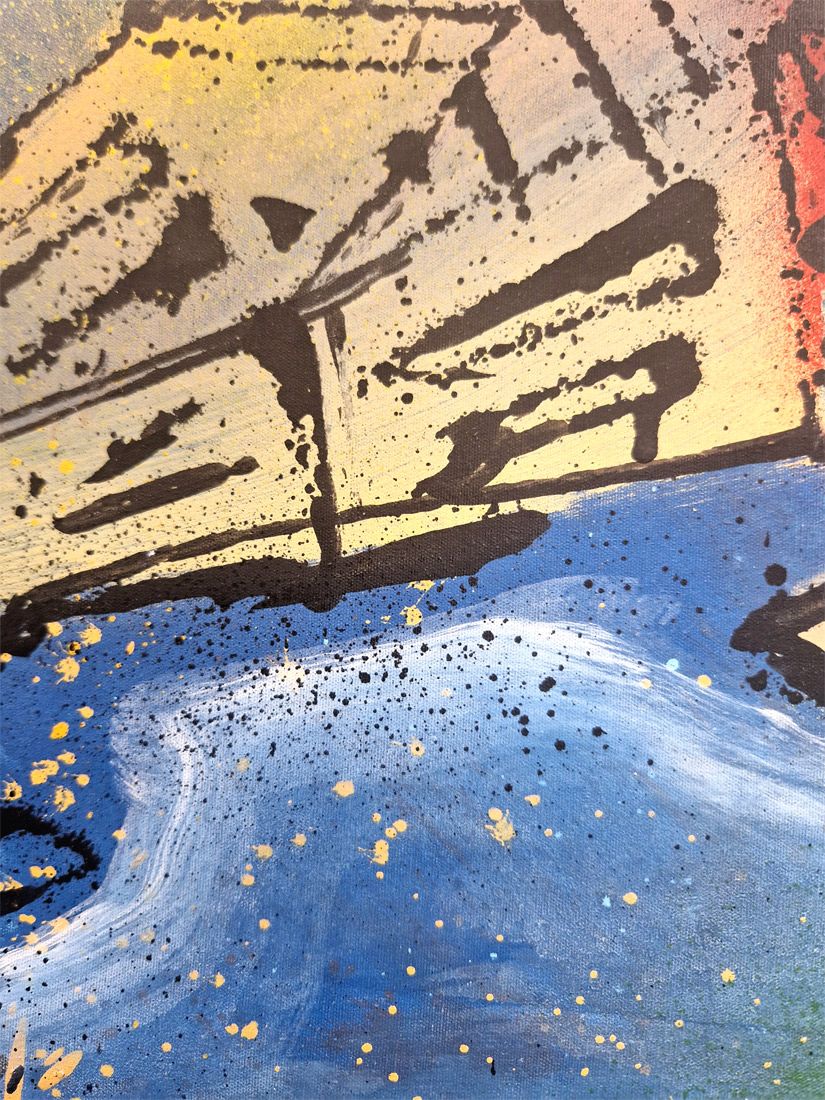 Tableau de Craig & Emer a pour titre  Chouette style street art  dim : Craig & Emerprix:400
