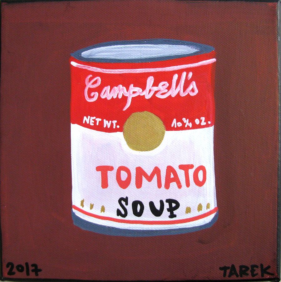 Tableau de TAREK a pour titre  TOMATO style graphique dim : TAREKprix: