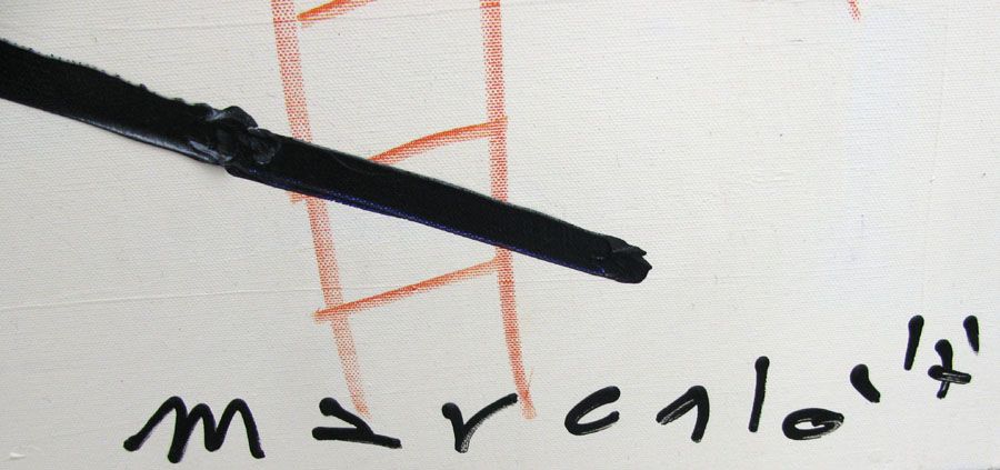 Tableau de MARCELLO CID SAINT JEAN a pour titre  ESPACIOS style abstrait dim : MARCELLO CID SAINT JEANprix: