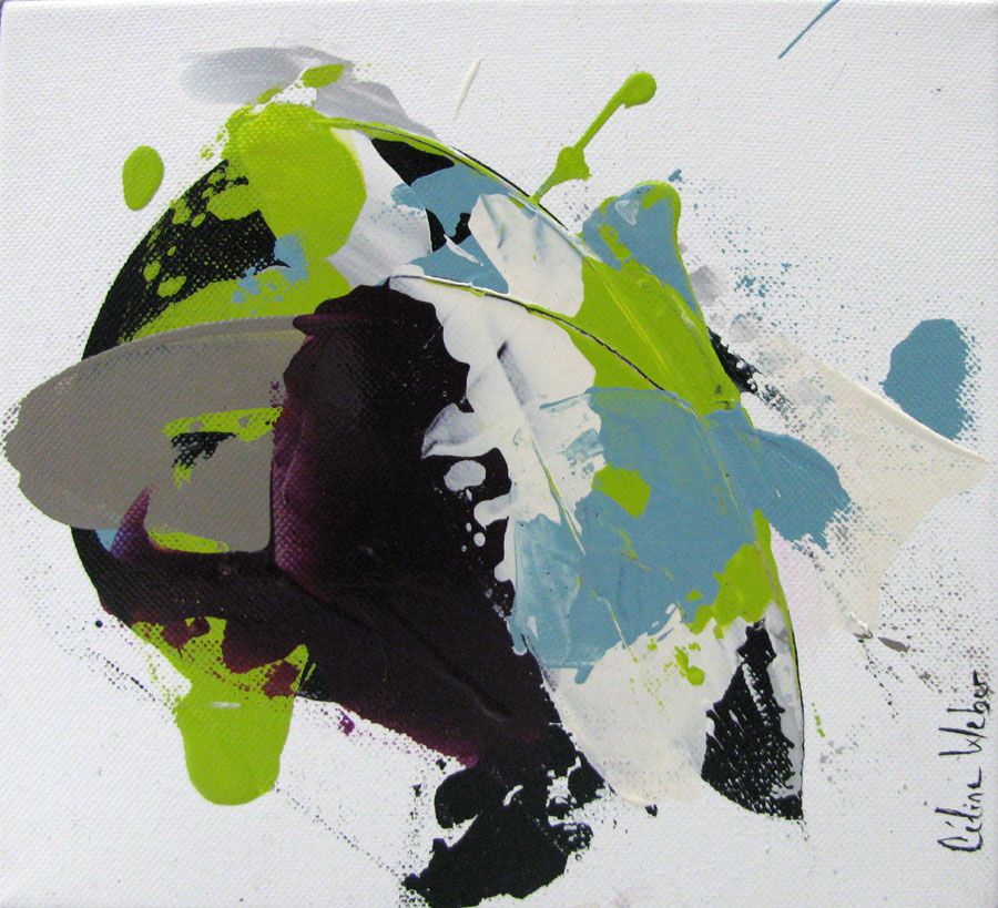Tableau de CELINE WEBER a pour titre  AMETHYSTE 1 style no dim : CELINE WEBERprix:
