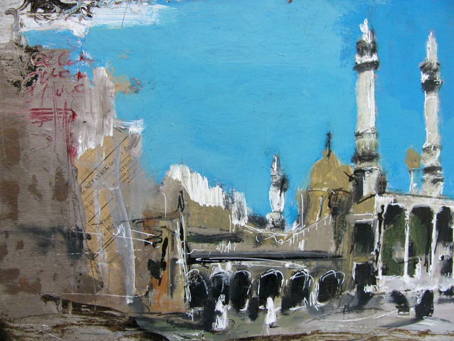 Tableau de ARANCHA TEJEDOR a pour titre  MEZQUITA style figuratif dim : ARANCHA TEJEDORprix:250