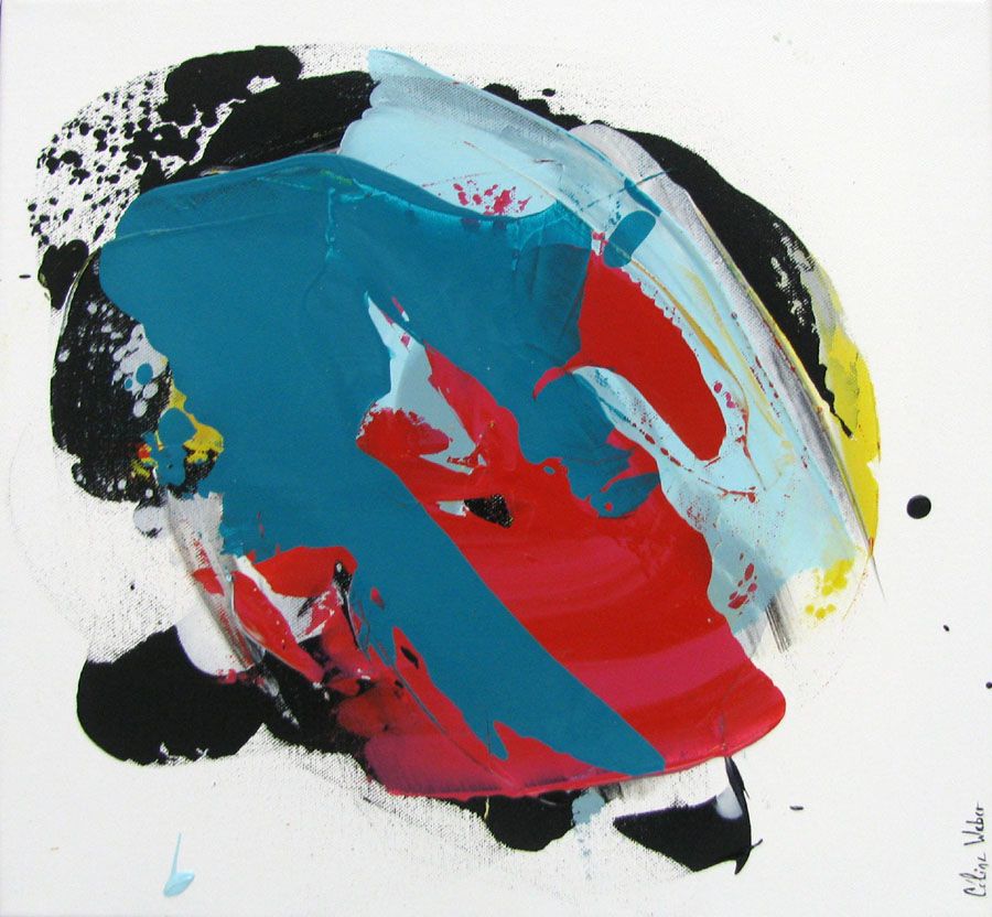 Tableau de CELINE WEBER a pour titre  LIFE IS BEAUTIFUL 1 style no dim : CELINE WEBERprix: