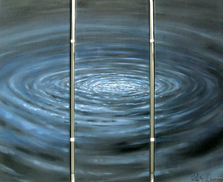 Tableau de ELISE BARAT a pour titre  NOCTIS II style figuratif dim : ELISE BARATprix:450