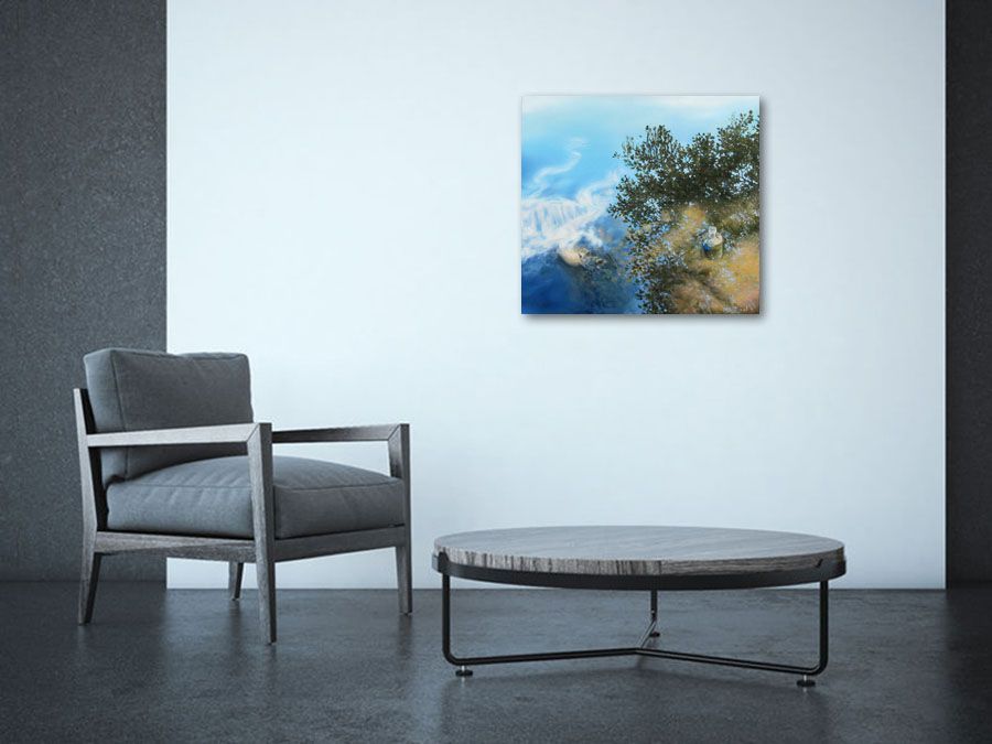 Tableau de ELISE BARAT a pour titre  ABSOLUT V style figuratif dim : ELISE BARATprix:800