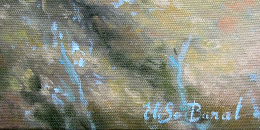 Tableau de ELISE BARAT a pour titre  ABSOLUT V style figuratif dim : ELISE BARATprix:800