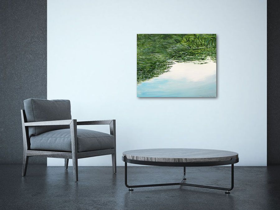Tableau de ELISE BARAT a pour titre  TROPIQUES style figuratif dim : ELISE BARATprix:500