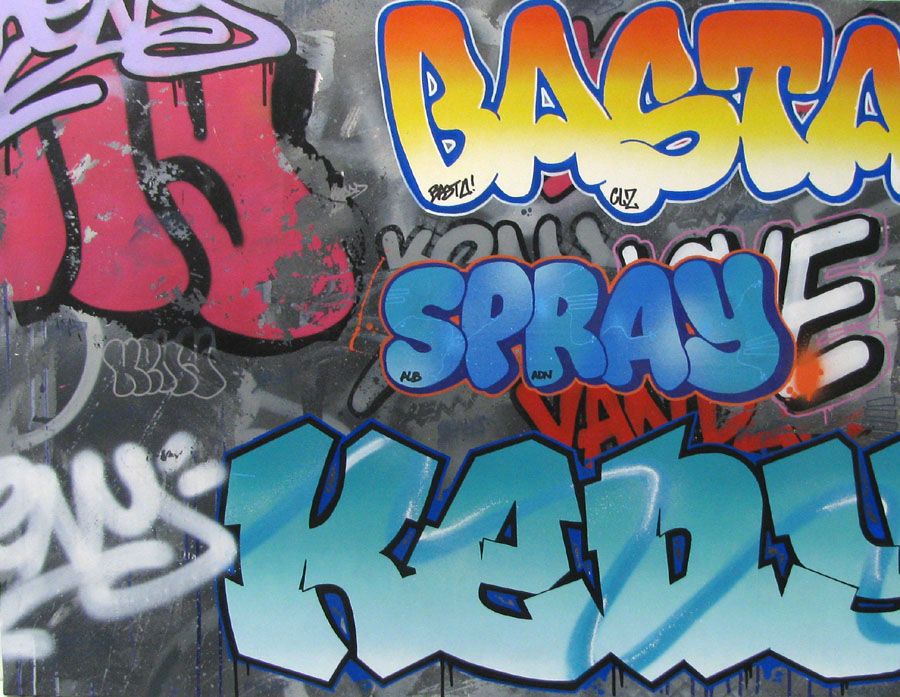 Tableau de KENY a pour titre  VANDAL STYLE style graffiti, street art dim : KENYprix:900