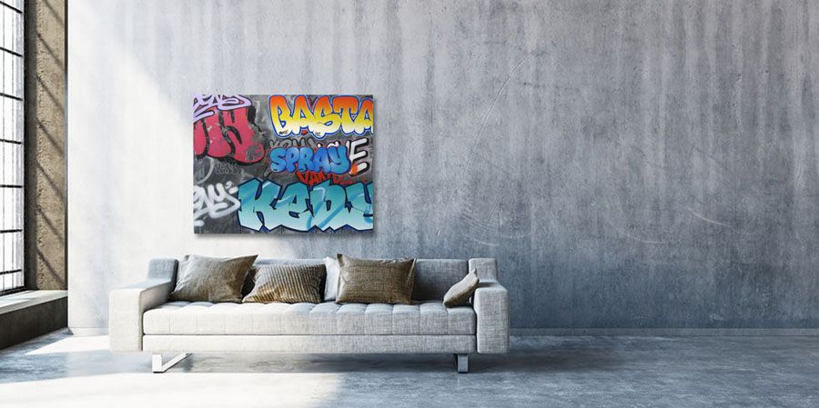 Tableau de KENY a pour titre  VANDAL STYLE style graffiti, street art dim : KENYprix:900