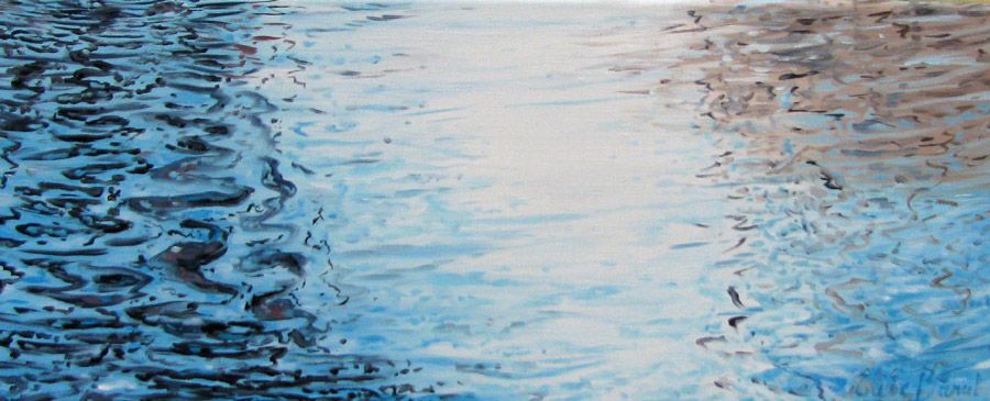 Tableau de ELISE BARAT a pour titre  ONDES VII style no dim : ELISE BARATprix:120